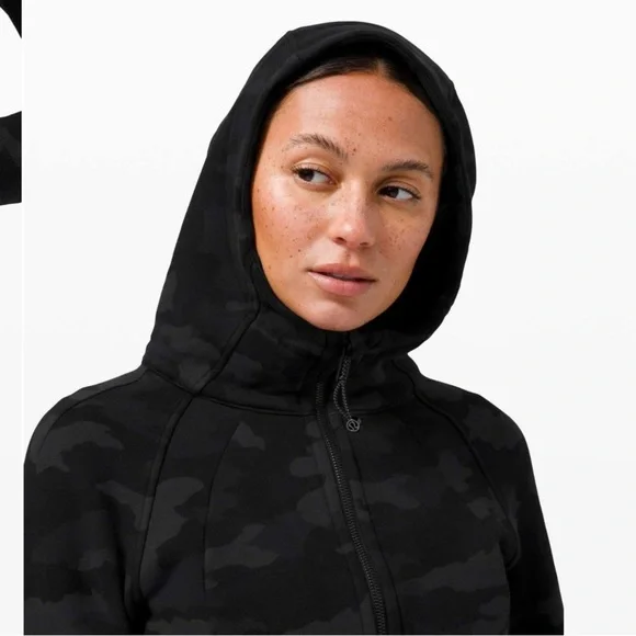 Lululemon Scuba Hoodie Light Cotton Fleece Heritage 365 Camo Deep Coal Multi 8 - Picture 2 of 12